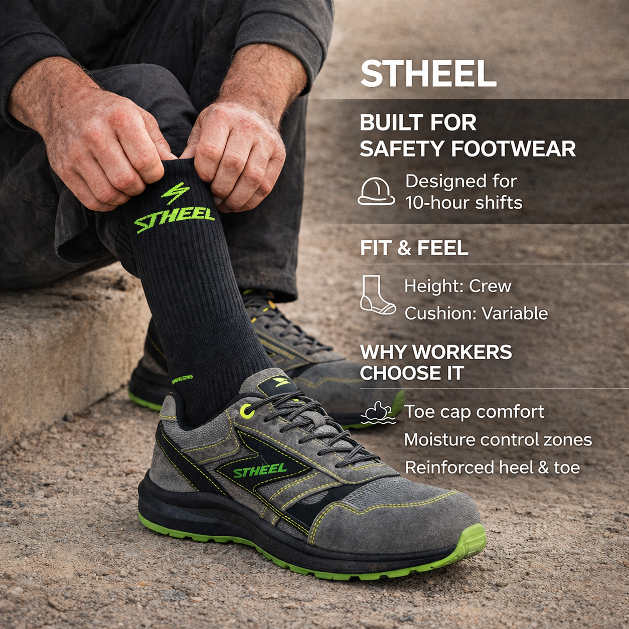 STHEEL WORK SOCKS