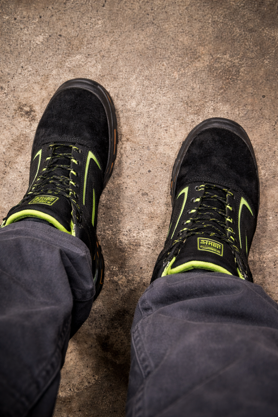 Stheel shoes worn
